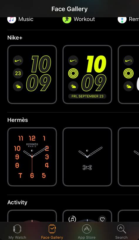 how to get nike and hermes watch faces|nike watch faces apple watch.